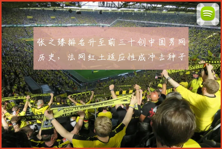 张之臻排名升至前三十创中国男网历史,法网红土适应性成冲击种子席位关键